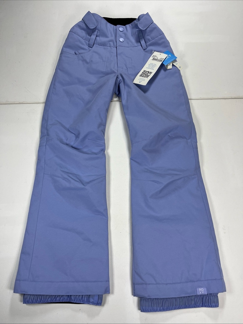 Roxy Girl Diversion Snowpants Lavender Ski Snowboard Pant Dry Flight Sz 10 M NWT